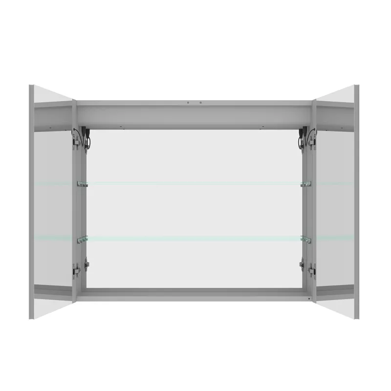 36 x 30\" Medicine Cabinet With LED Vanity Mirror, Anti-Fog, Dimmable, Recessed Or Surface Mount, Al