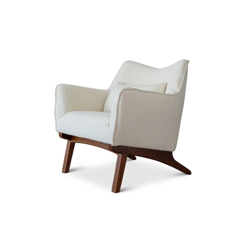 Brayden - Mid-Century Moder Armchair - Beige