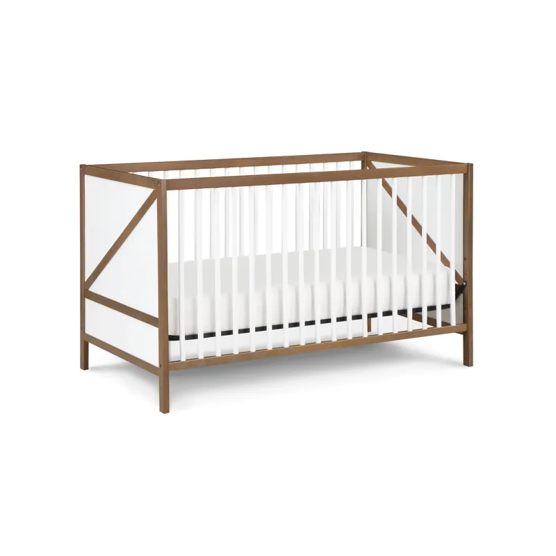Pixie Zen - 3-in-1 Crib - Walnut/White