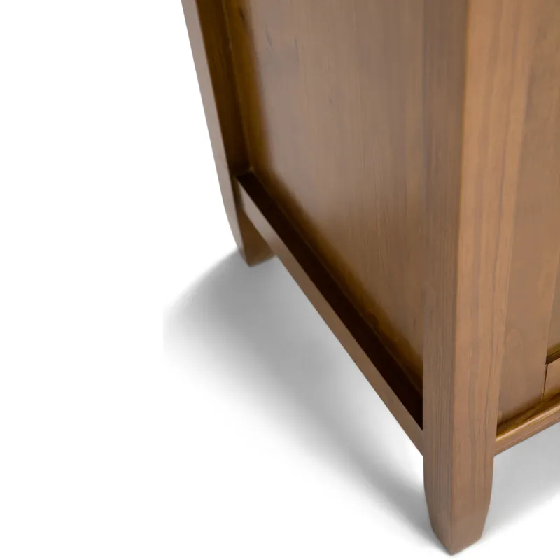Warm Shaker - 72\" TV Media Stand - Light Golden Brown