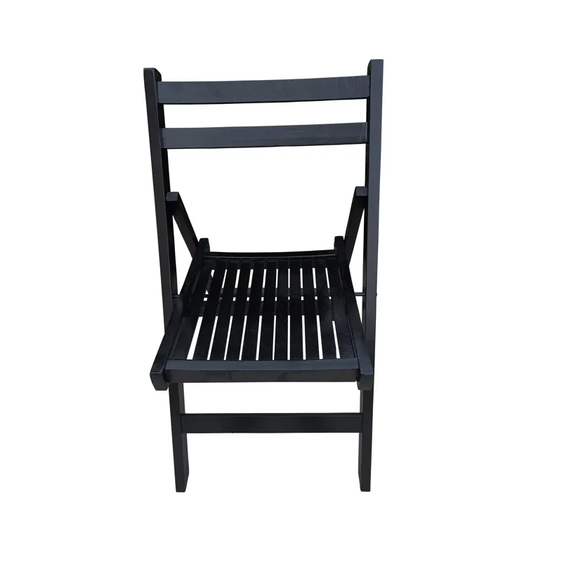 Folding Special Event Chairs, Foldable Style (Set of 4) - Black