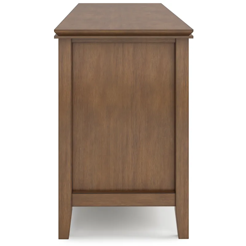 Artisan - 72" TV Media Stand - Rustic Natural Aged Brown