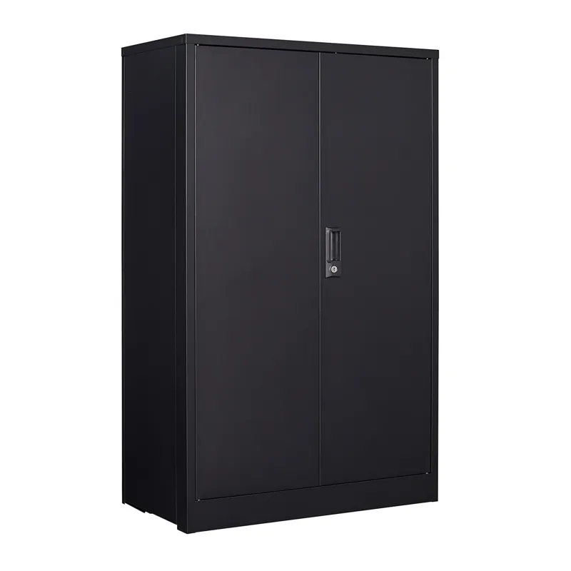 Metal Storage Cabinet With Locking Doors And Adjustable Shelf, Folding Filing Storage Cabinet, Foldi