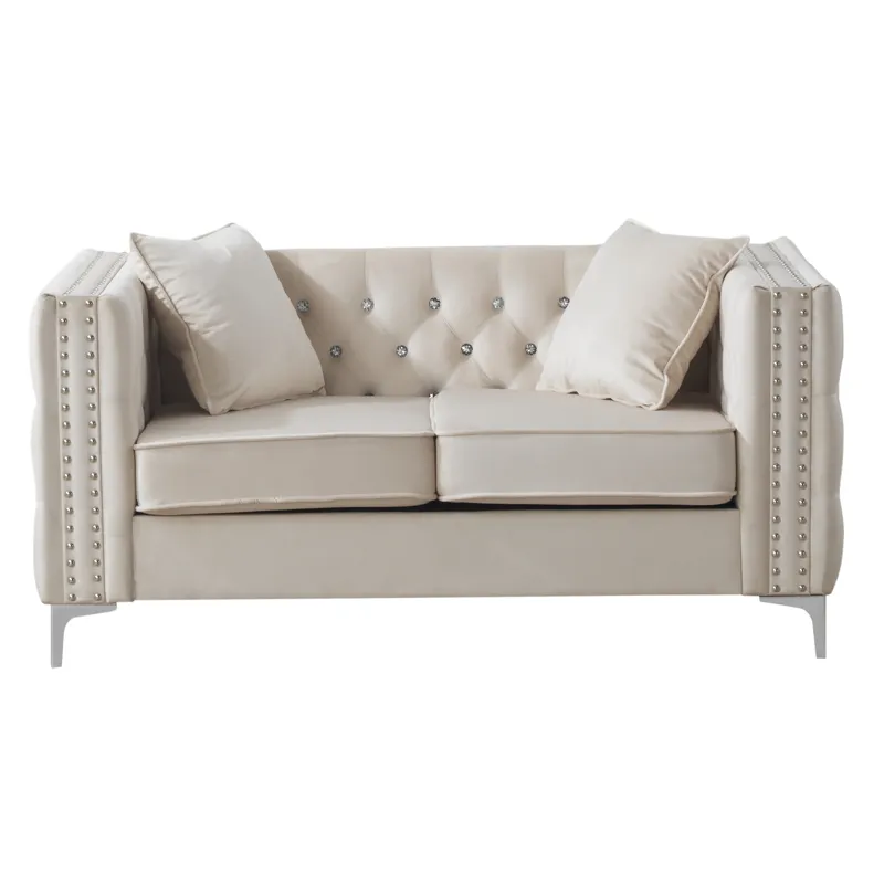 Paige - G827A-L Loveseat - Ivory