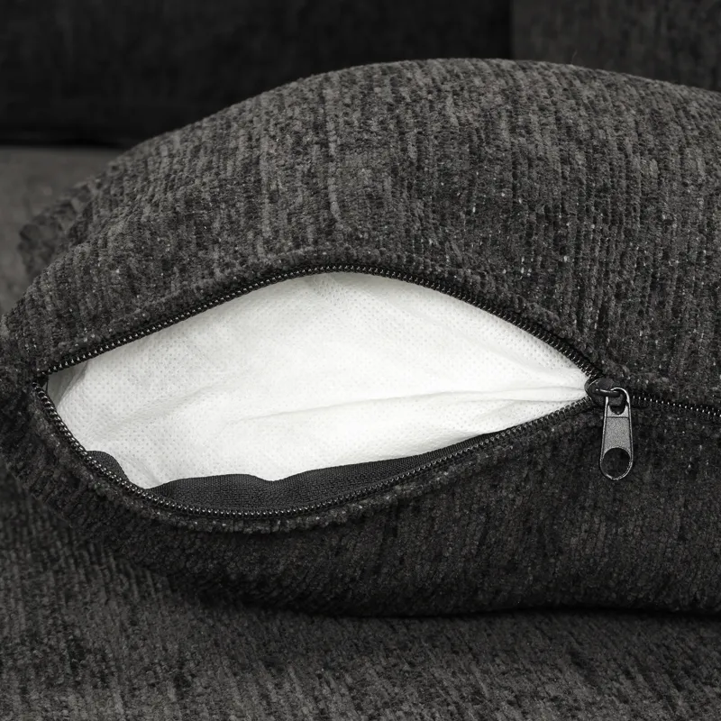 U-Shaped Sectional Sofa Pull Out Sofa Bed With Two USB Ports, Two Power Sockets, Three Back Pillows 
