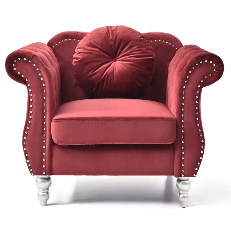 Hollywood - G0669A-C Chair - Burgundy