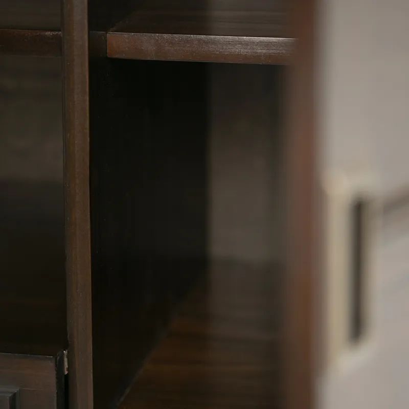 Burlington - Tall TV Media Stand - Mahogany Brown