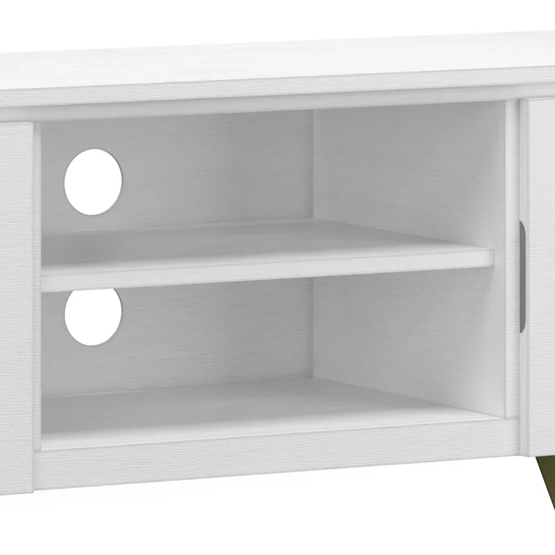 Lowry - TV Media Stand - White