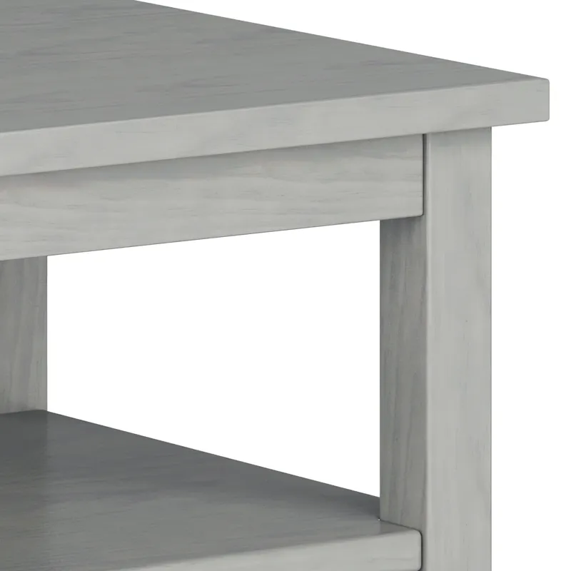 Warm Shaker - End Table - Fog Grey