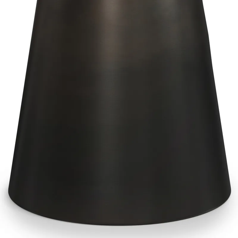 Jaxine - Side Table - Black, Gold