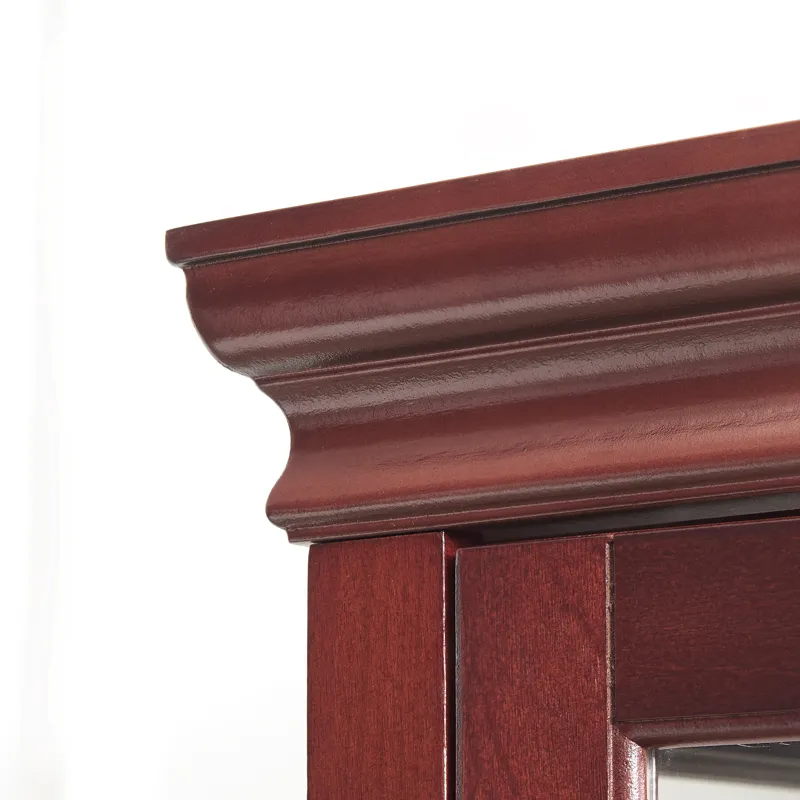 Curio Cabinet Lighted Curio Diapaly Cabinet With Adjustable Shelves And Mirrored Back Panel, Tempere