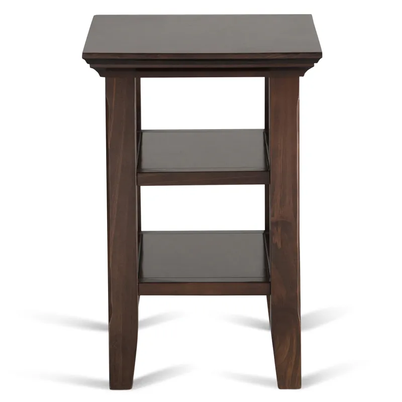 Acadian - Narrow Side Table - Brunette Brown