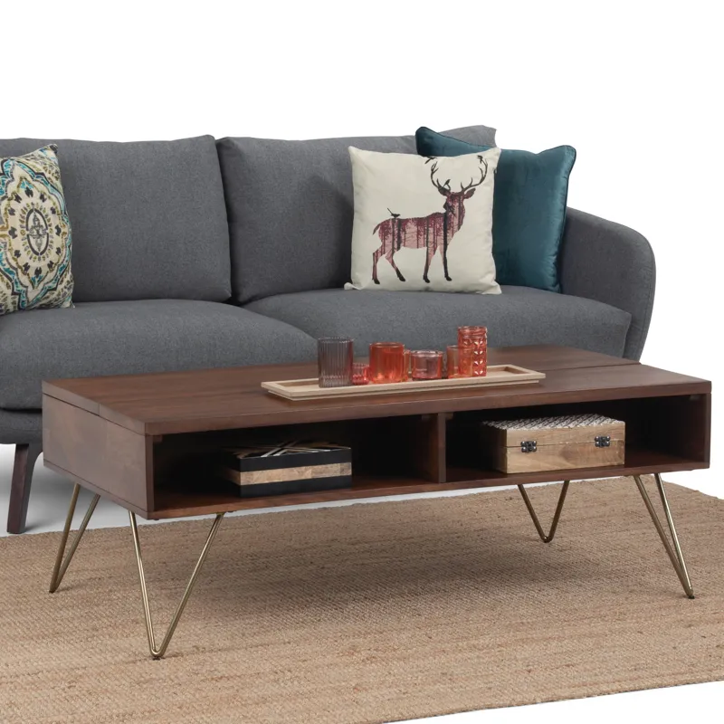 Hunter - Lift Top Coffee Table - Umber Brown