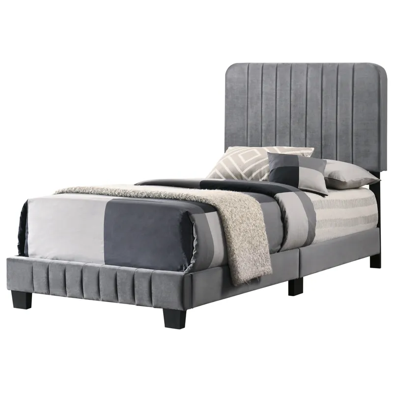 Lodi - G0408-TB-UP Twin Bed - Gray