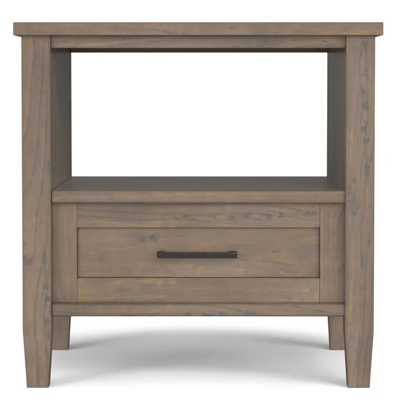 Ela - End Table - Smoky Brown