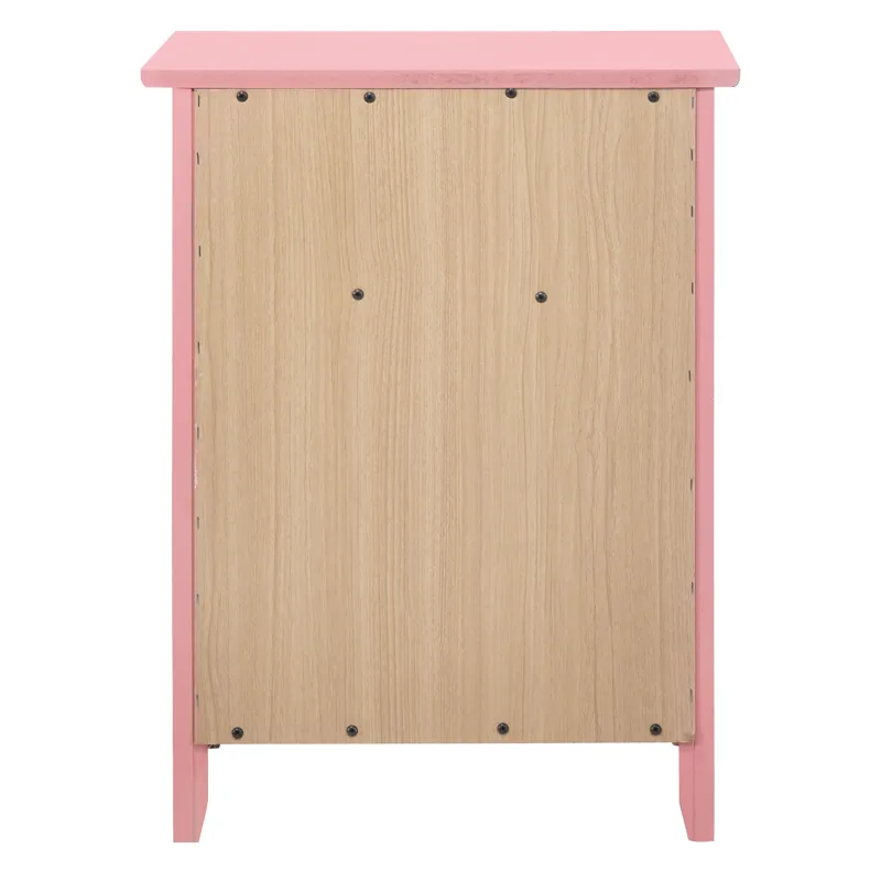 Izzy - G1404-N 1 Drawer /1 Door Nightstand - Pink