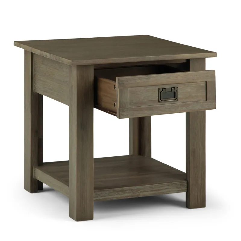 Monroe - End Table - Distressed Grey