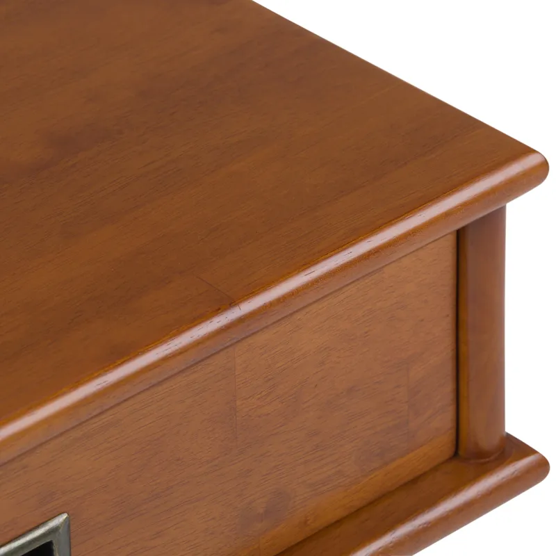 Draper - Mid Century End Table - Teak Brown