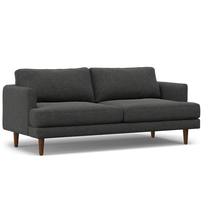 Livingston - 76\" Sofa - Charcoal Grey