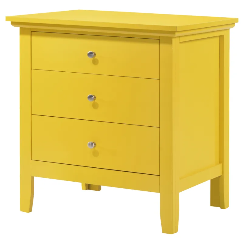 Hammond - G5402-N 3 Drawer Nightstand - Yellow