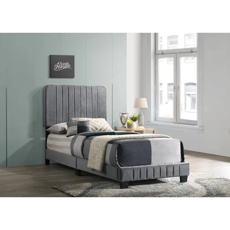 Lodi - G0408-TB-UP Twin Bed - Gray