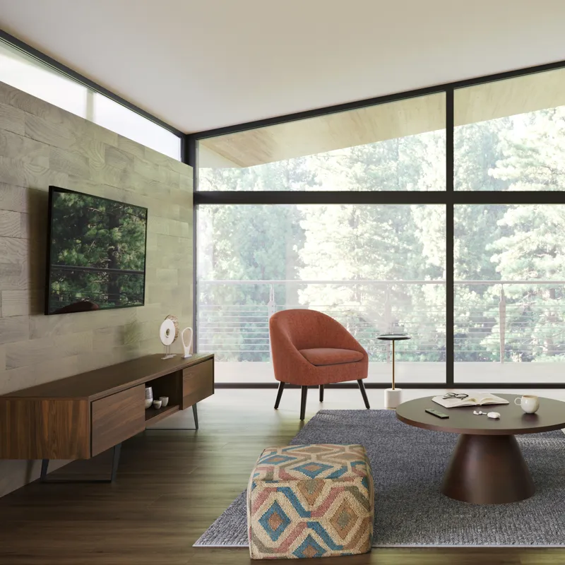 Lowry - 72\" TV Media Stand - Walnut