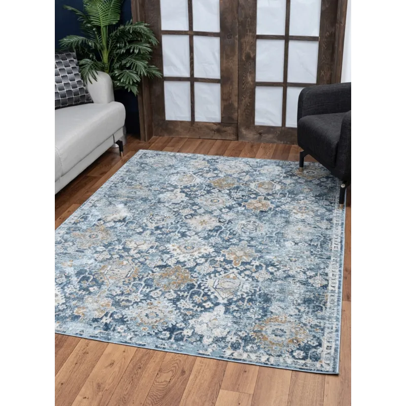 Noble - GC_GEN7005 Blue 2\' x 3\' Area Rug