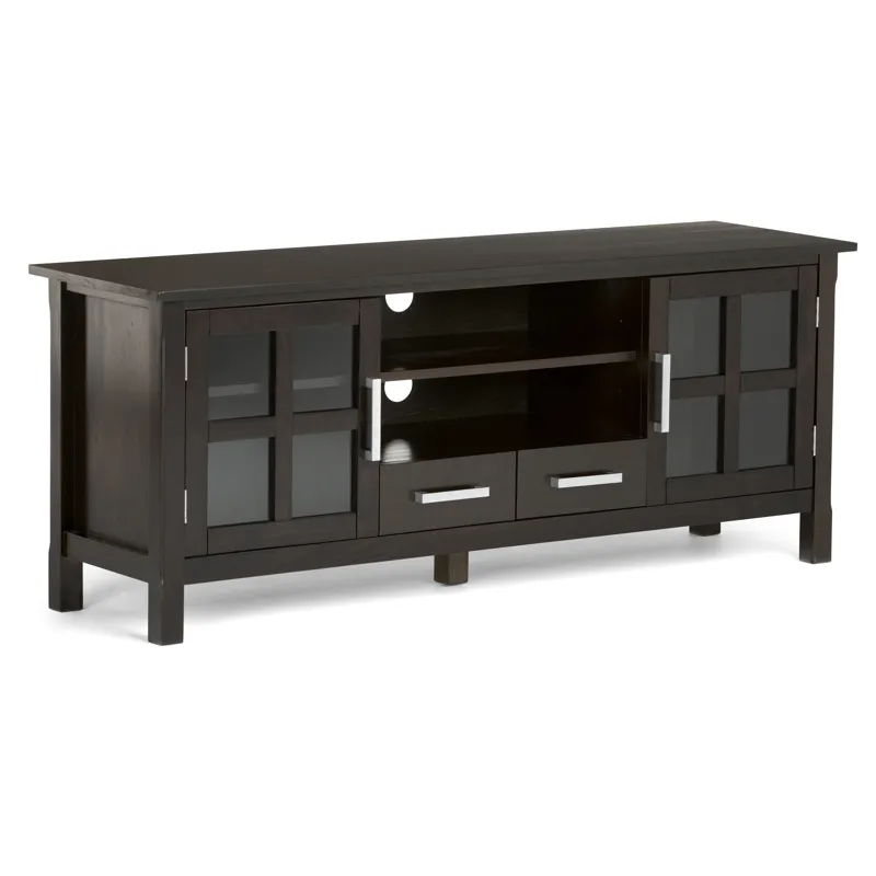 Kitchener - 60\" Wide TV Media Stand - Hickory Brown