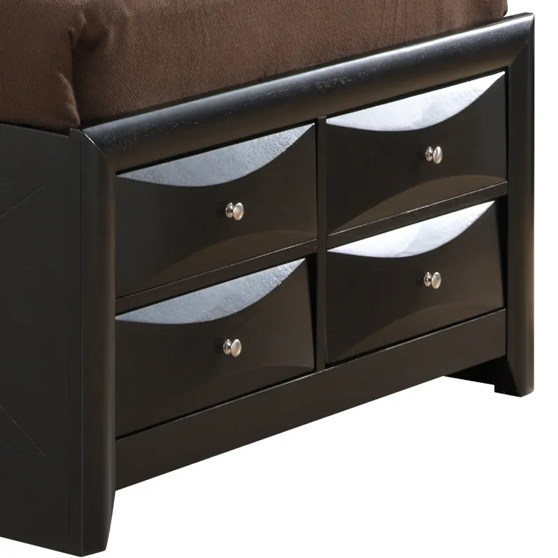 Marilla - G1500G-TSB3 Twin Storage Bed - Black