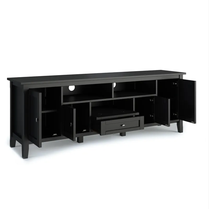 Warm Shaker - 72" TV Media Stand - Black