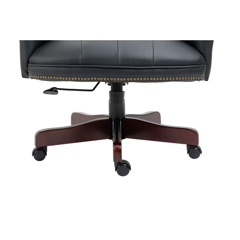 Executive Office Chair, High Back Reclining Comfortable Desk Chair With Smooth Glide Caster Wheels -