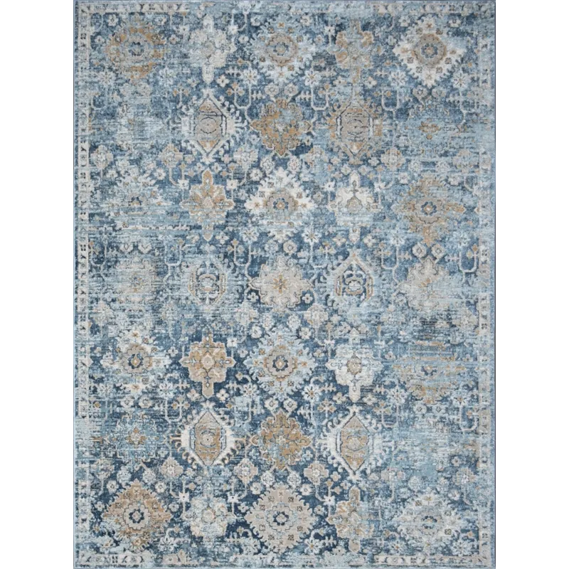 Noble - GC_GEN7005 Blue 2\' x 3\' Area Rug