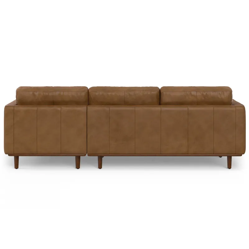 Morrison - Right Sectional Sofa - Caramel Brown