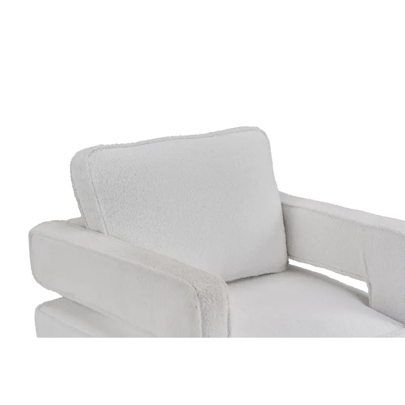 Swivel Barrel Chair For Living Room, 360 Degree Swivel Club Modern Accent Single Sofa Chair, Small L