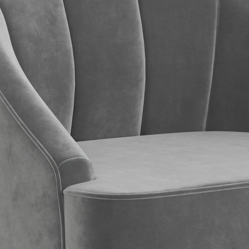 Harrah - Accent Chair - Smoky Grey
