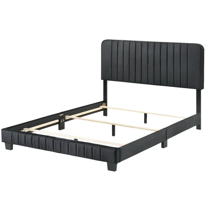 Lodi - G0407-QB-UP Queen Bed - Black
