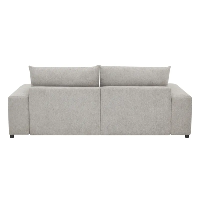 Jaylee - Light Gray Fabric 88\" Wide Oversized Sleeper Sofa