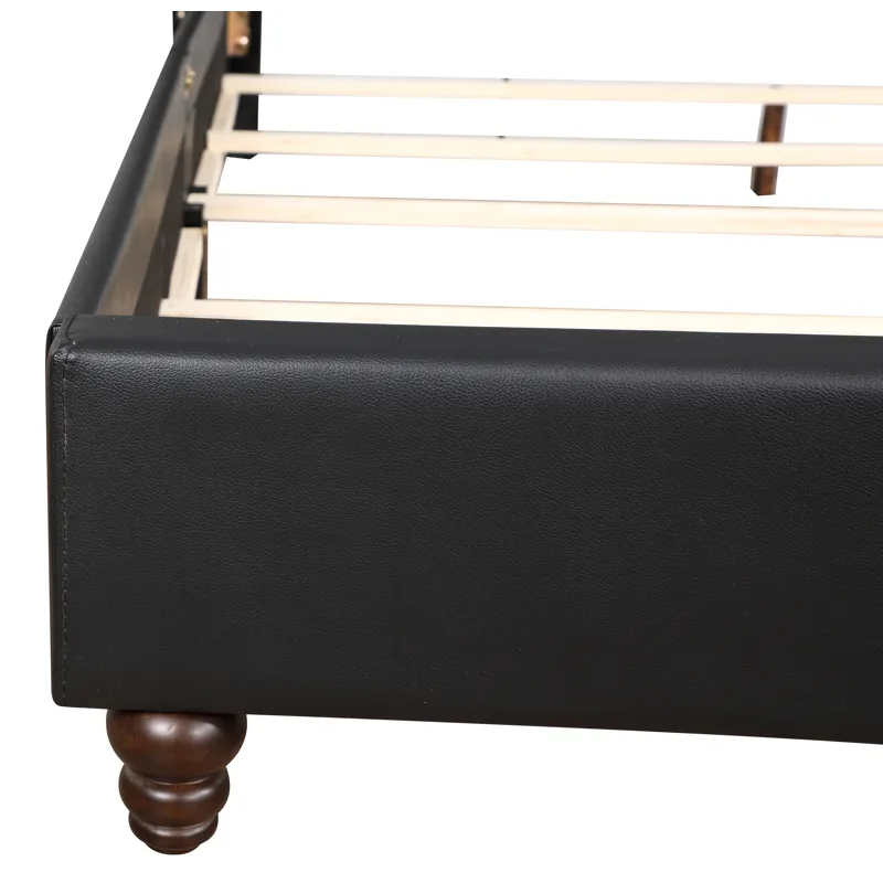 Julie - G1919-FB-UP Full Upholstered Bed - Black