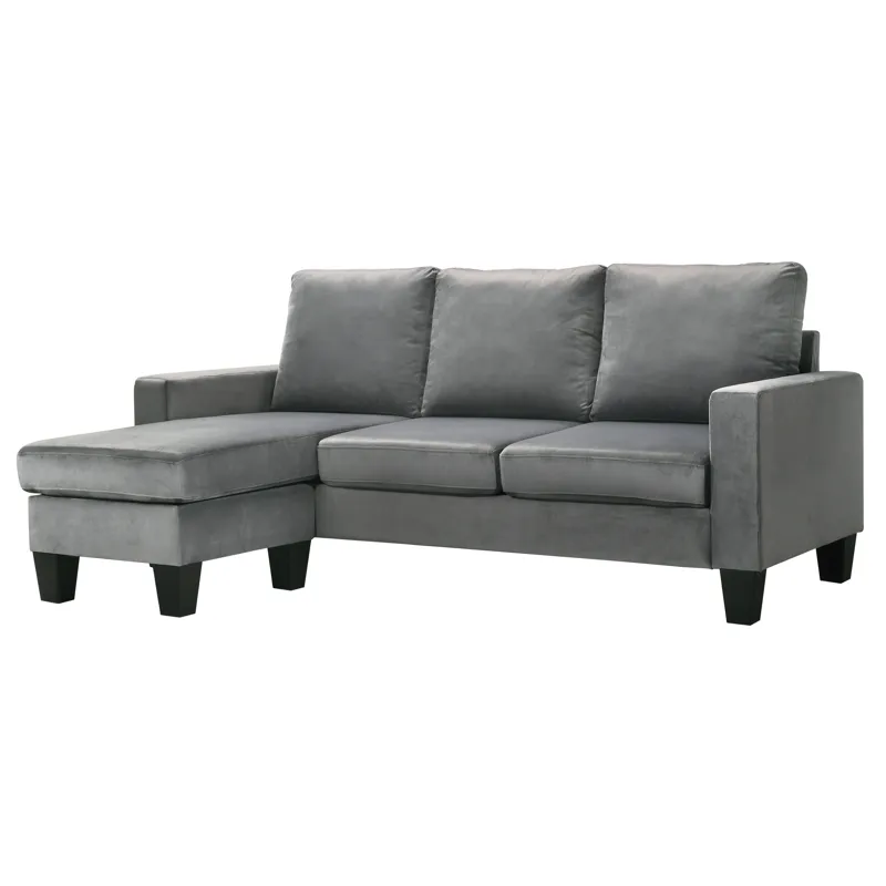 Jessica - G0511-SCH Sofa Chaise - Gray