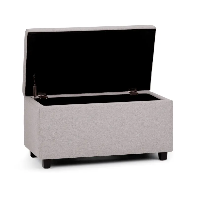 Cosmopolitan - Storage Ottoman - Cloud Grey