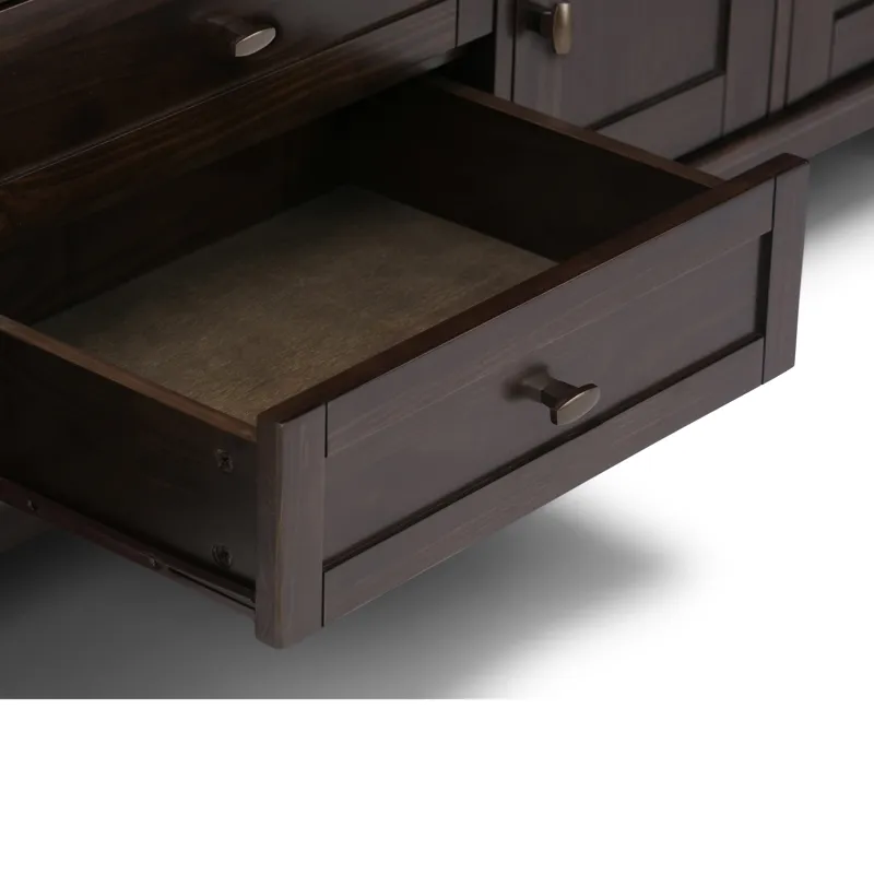 Warm Shaker - 72\" TV Media Stand - Tobacco Brown