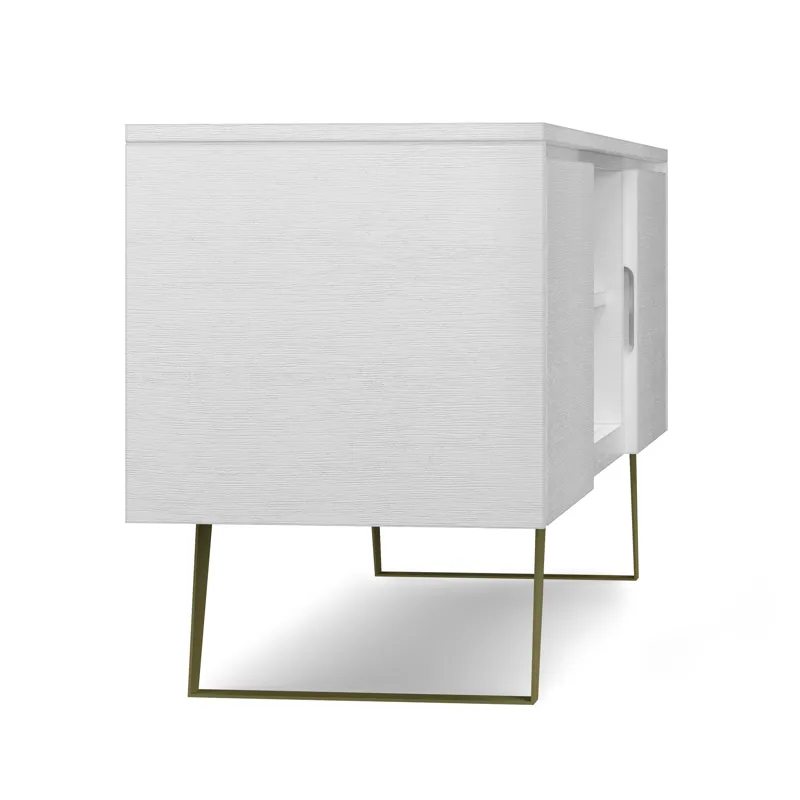 Lowry - TV Media Stand - White