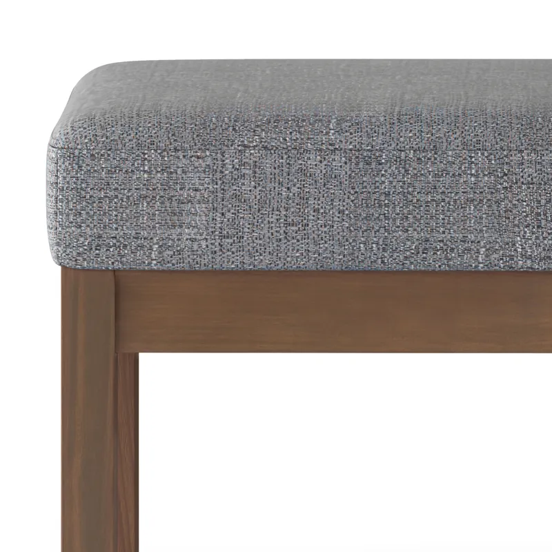 Milltown - Footstool Small Ottoman Bench - Pebble Grey