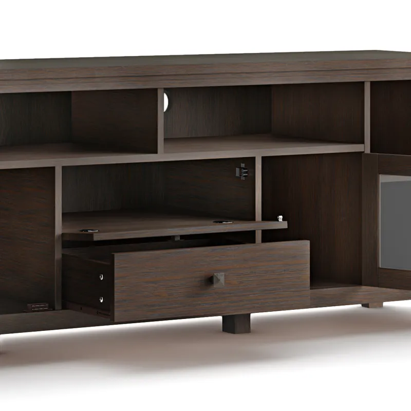 Cosmopolitan - 72\" Wide TV Media Stand - Farmhouse Brown