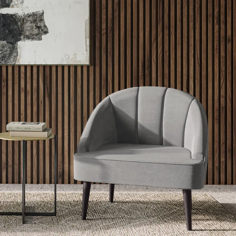 Harrah - Accent Chair - Smoky Grey