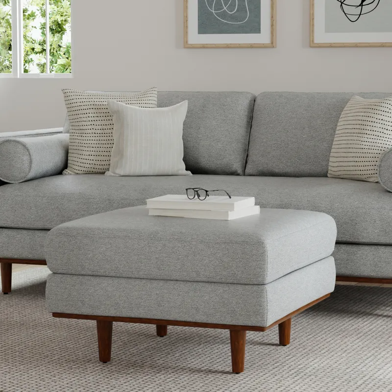 Morrison - Ottoman - Mist Grey