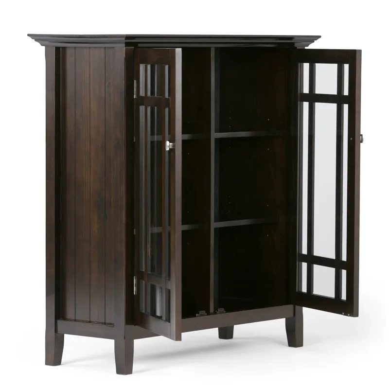 Bedford - Medium Storage Cabinet - Dark Tobacco Brown