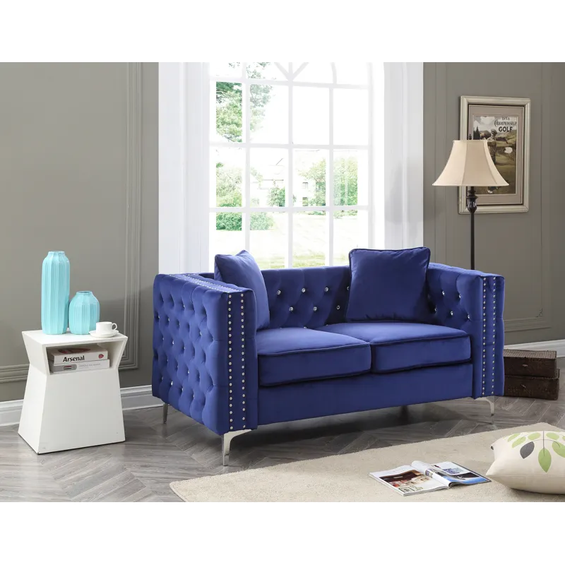 Paige - G829A-L Loveseat - Blue