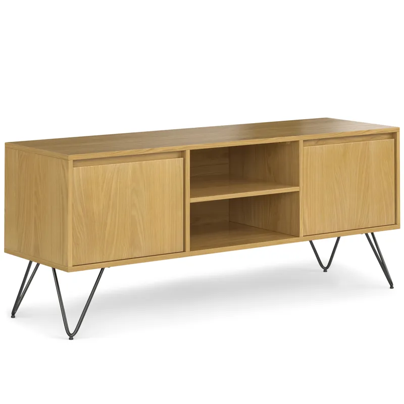 Hunter - TV Media Stand - Oak Veneer