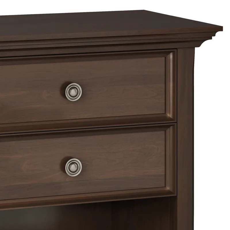 Amherst - Bedside Table - Natural Aged Brown